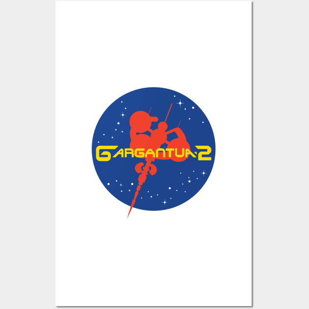 Gargantua-2 Red and Yellow Wall Art by agrazettidesign